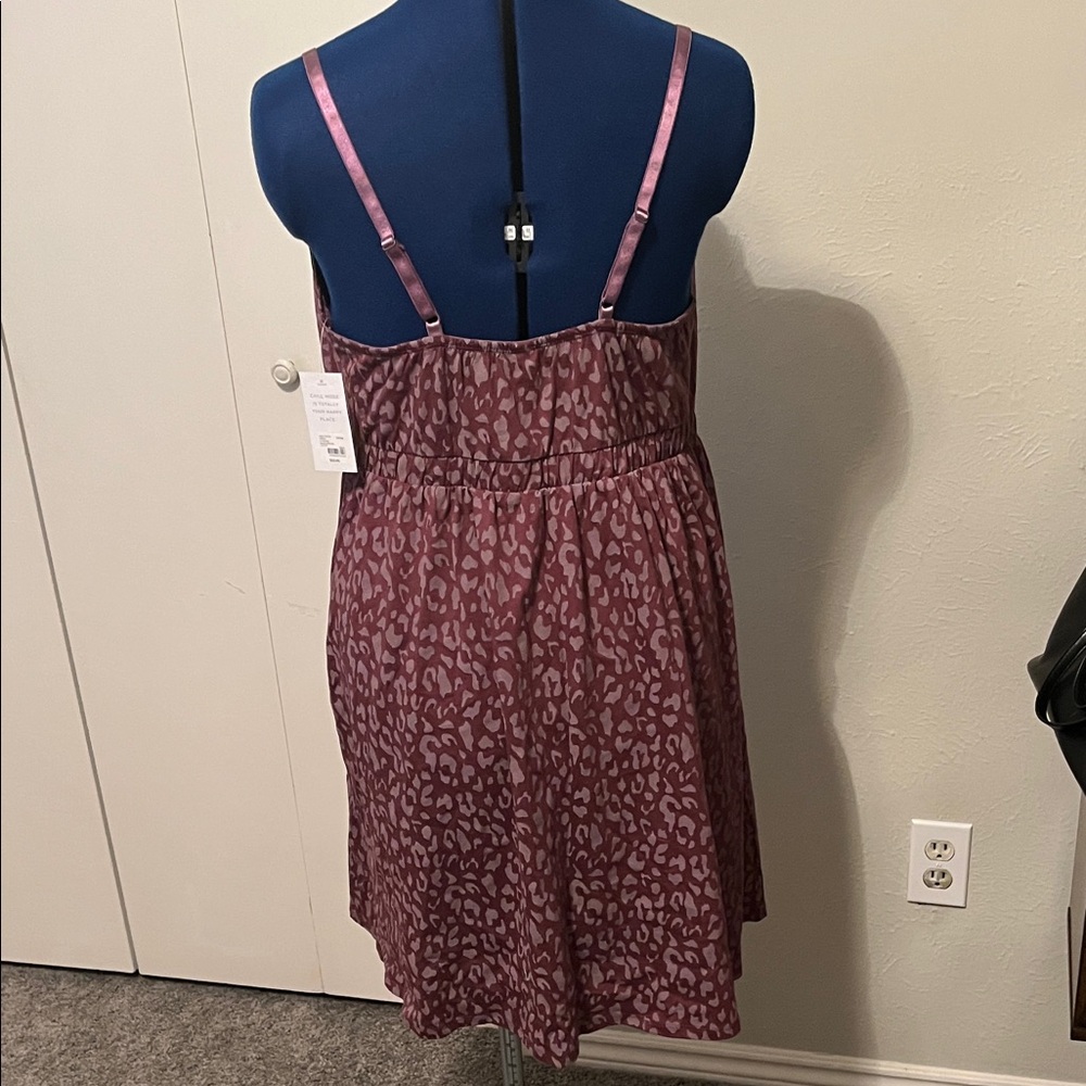 Sleep by Cacique - Purple Animal Print Night Sleep Dress Size 14/16. NWT - Picture 3 of 13